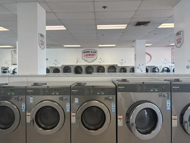 Full view of the washer and dryer lineup